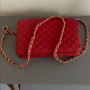 Red fashion nova purse